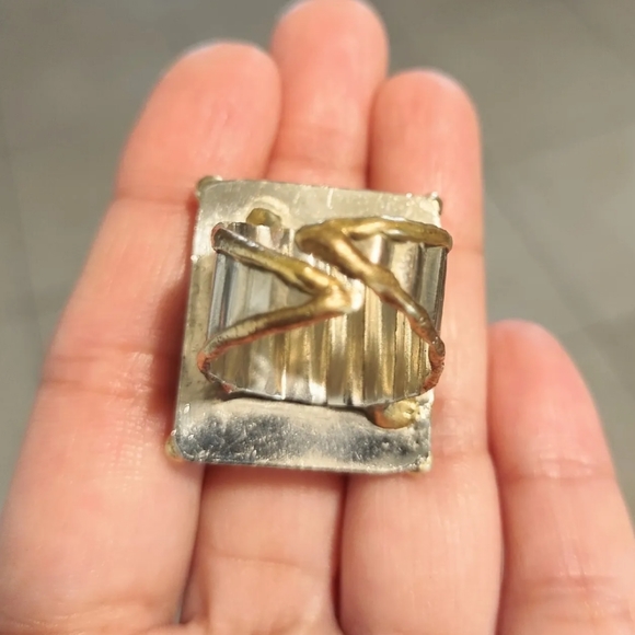 Bulky Unisex Ring Tiger Eye stone Adjustable Size US 7 - Picture 8 of 13